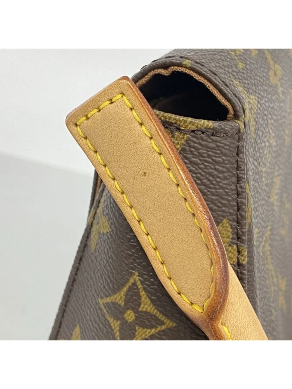 Louis Vuitton Shoulder Bag Monogram Mini Looping Brown